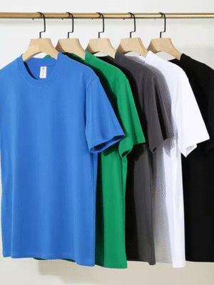 Heavy T-shirt Short-sleeve Men Solid Color 5XL Tshirt